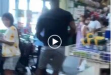 Man - Ejaculates - On Woman's - Leg - In - Dollar - Tree - Shocking - Incident - Caught - on - Video